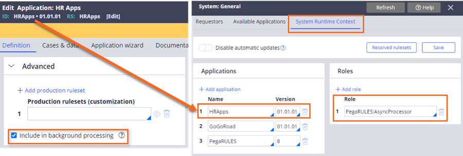 System Runtime Context