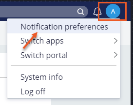 notification preferences submenu 2