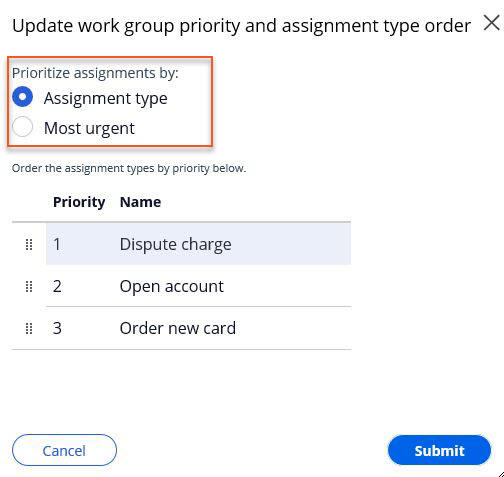 what is assignment type in pega