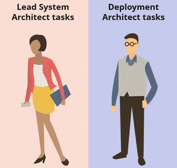 small and large project roles comparison