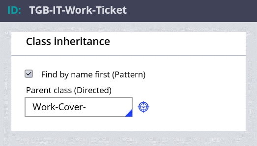 Class rule with directed inheritance