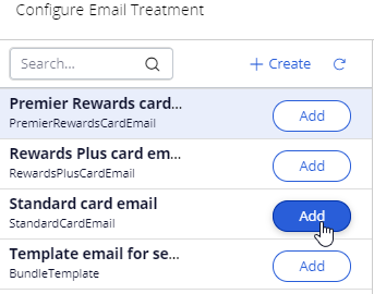 Adding Email Treatment
