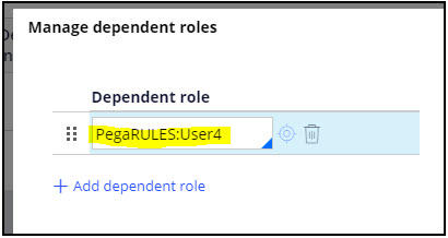 Dependent roles