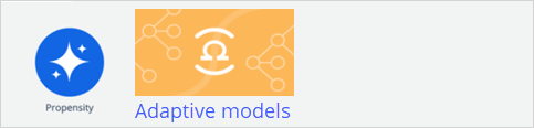 Adaptive models