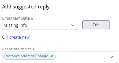 Add suggested reply