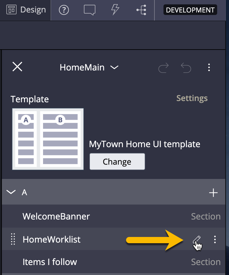 Click the pencil icon to edit home work list