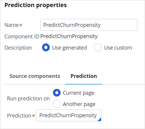 Prediction properties