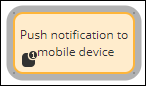 Push notification to mobile device