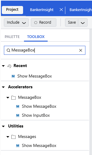 Adding a MessageBox to the automation