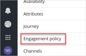 Engagement policy given by BU 
