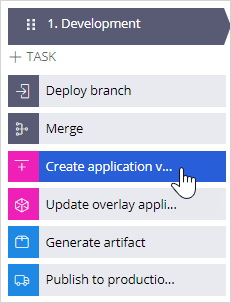 Create app task
