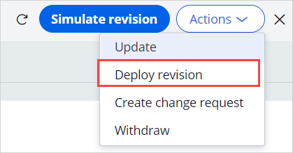 Deploy revision