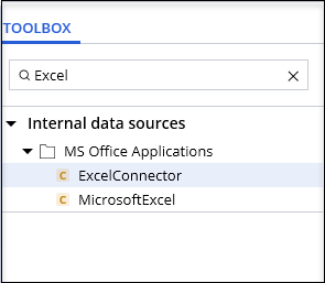 Adding an ExcelConnector to the project