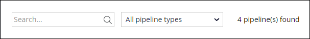 Search pipelines