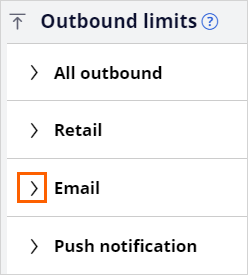 Outbound email limits