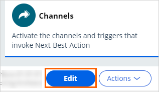 Edit channels