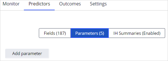 Click Add parameter