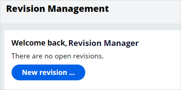 create new revision