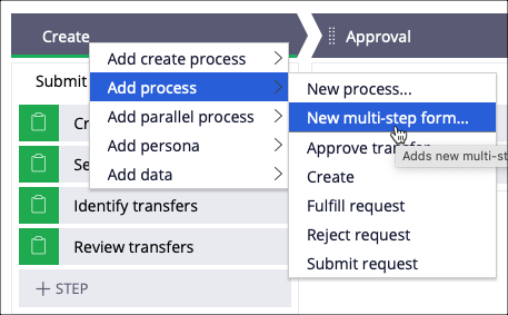 add new multi-form step example