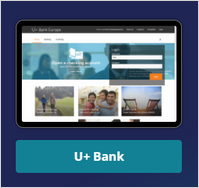 The U Bank tile on the enablement landing page
