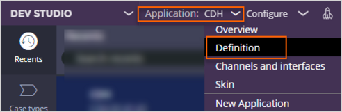 Open application definition