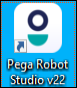 The Pega Robot Studio v22 desktop icon.