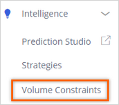 Volume constraints
