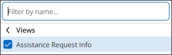 Add Assistance request view