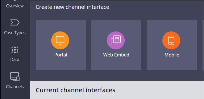 Create Channel interface