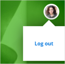 Logout from the account overview of Barbara