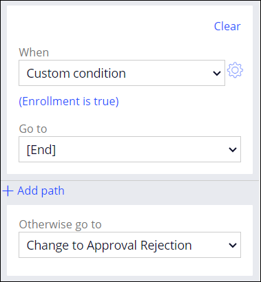 The Validate request Custom Condition