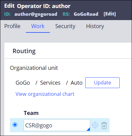 author@gogo operator ID with CSR@GoGo team added