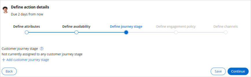 Define Journey stage