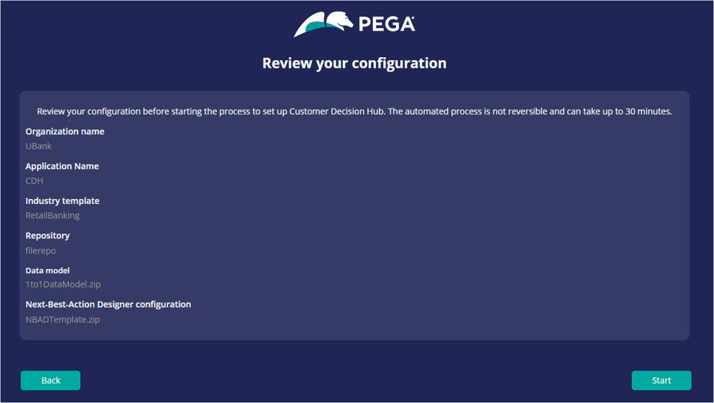 Review your configuration