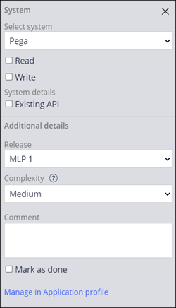 The Customer data object with the MLP1 release selected.