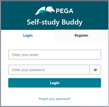 Self-study buddy login page